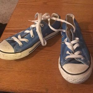 Converse all star blue kids size 2